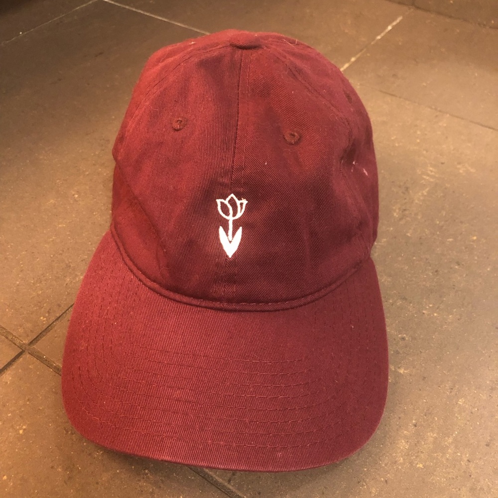 Unisex Deep red Dutch Bros baseball cap / dad hat
